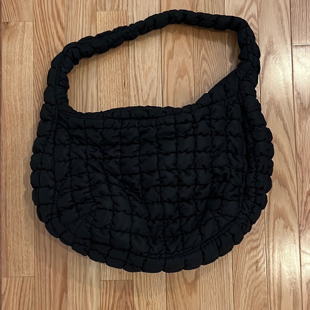 Black Quilted Shoulder Bag